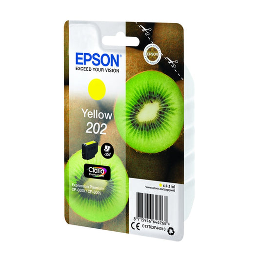 Cartouche d'origine Epson C13T02F44010 / 202 - jaune