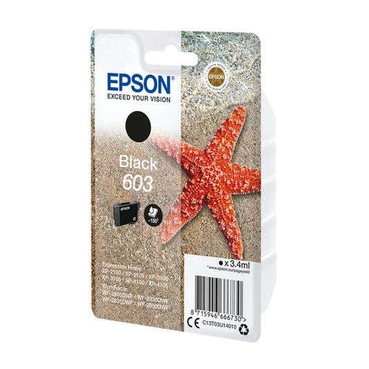 Cartouche d'origine Epson C13T03U14010 / 603 - noire