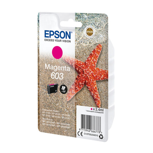 Cartouche d'origine Epson C13T03U34010 / 603 - magenta