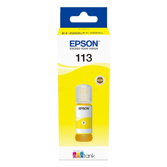 Bouteille d'encre d'origine Epson C13T06B440 / 113 - jaune