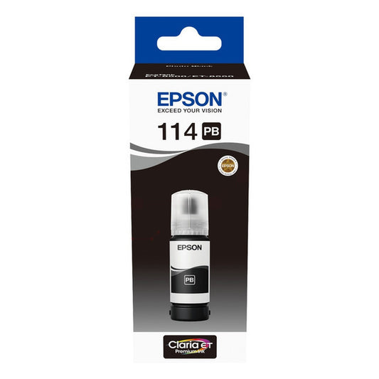 Bouteille d'encre d'origine Epson C13T07B140 / 114 - noire
