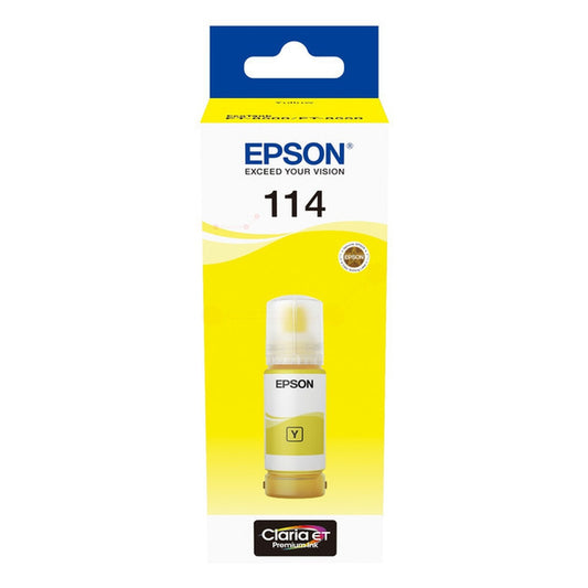 Bouteille d'encre d'origine Epson C13T07B440 / 114 - jaune