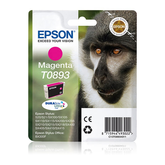 Cartouche d'origine Epson C13T08934021 / T0893 - magenta