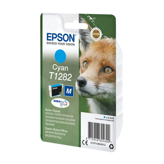 Cartouche d'origine Epson C13T12824022 / T1282 - cyan