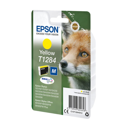 Cartouche d'origine Epson C13T12844012 / T1284 - jaune