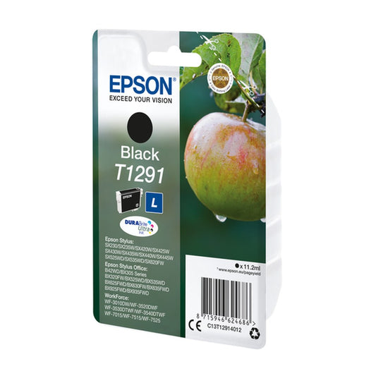 Cartouche d'origine Epson C13T12914012 / T1291 - noire