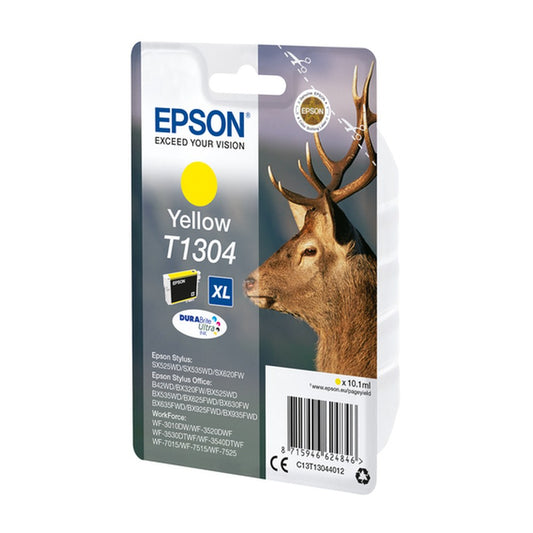 Cartouche d'origine Epson C13T13044022 / T1304 - jaune