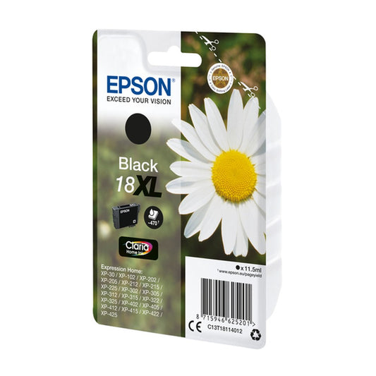 Cartouche d'origine Epson C13T18114022 / 18XL - noire