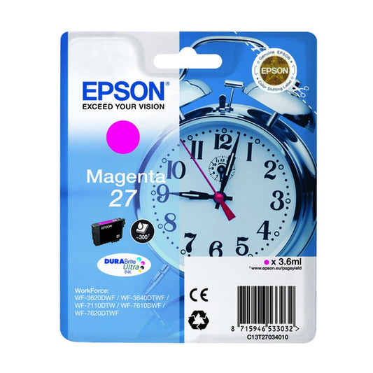 Cartouche d'origine Epson C13T27034010 / 27 - magenta