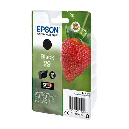 Cartouche d'origine Epson C13T29814012 / 29 - noire