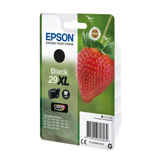 Cartouche d'origine Epson C13T29914012 / 29XL - noire
