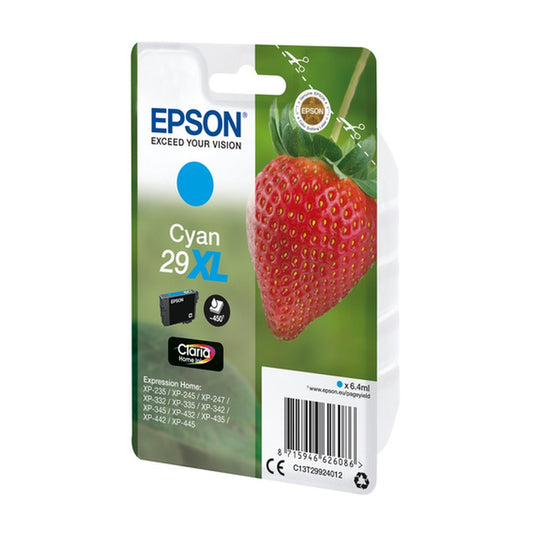 Cartouche d'origine Epson C13T29924012 / 29XL - cyan