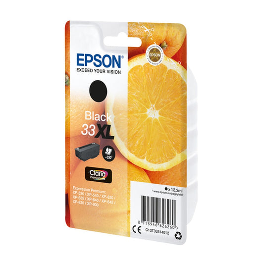 Cartouche d'origine Epson C13T33514022 / 33XL - noire