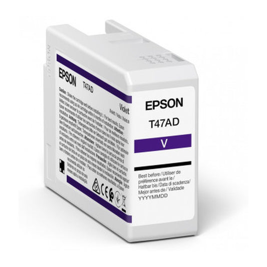 Cartouche d'origine Epson C13T47AD00 / T47AD - violette
