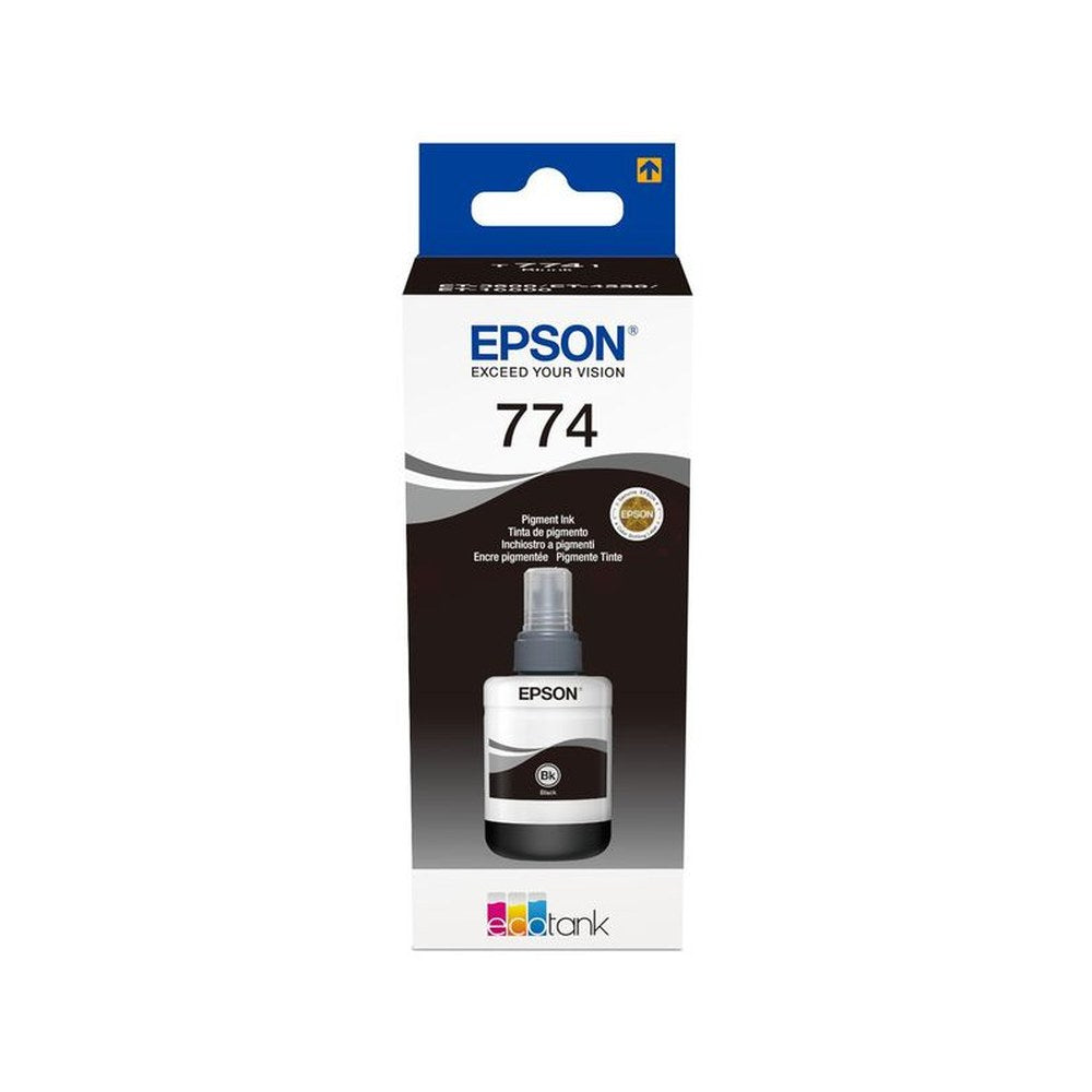Bouteille d'encre d'origine Epson C13T77414A / T7741 - noire