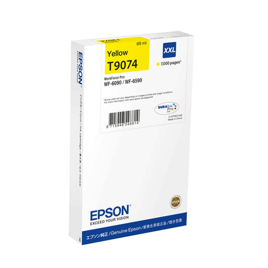 Cartouche d'origine Epson C13T90744N / T9074 - jaune