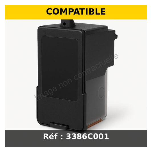 Bouteille d'encre compatible Canon 3386C001 / GI-50 PGBK - noire