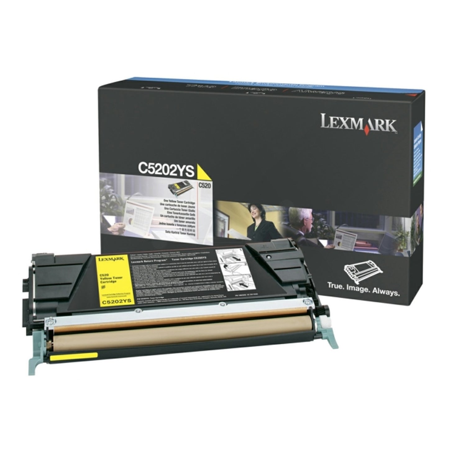 Toner d'origine Lexmark C5202YS - jaune