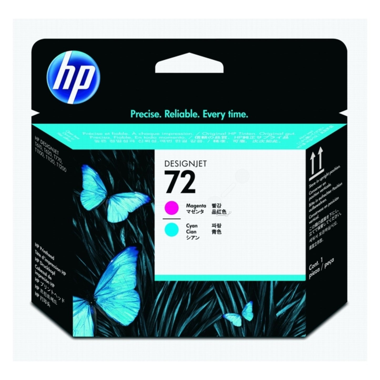 Tête d'impression d'origine HP C9383A / 72 - cyan, magenta