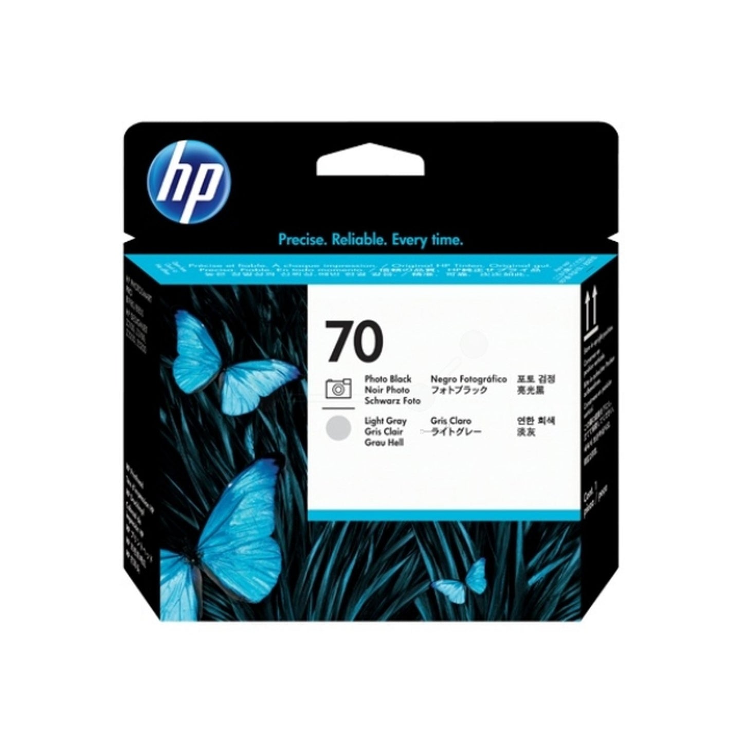 Tête d'impression d'origine HP C9407A / 70 - noire, gris claire