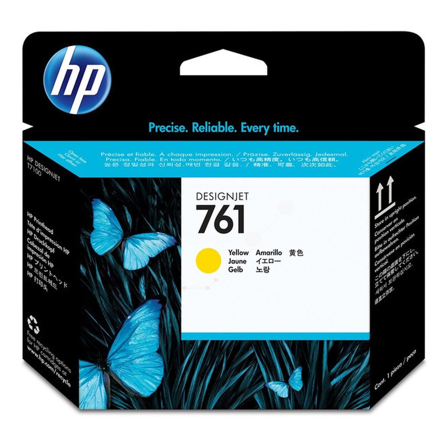 Tête d'impression d'origine HP CH645A / 761 - jaune