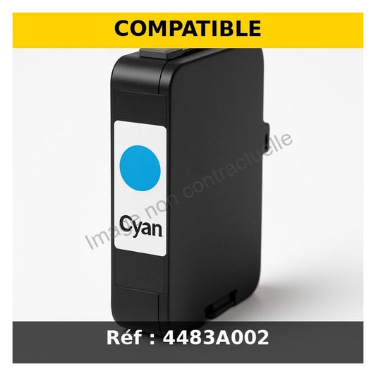 Cartouche compatible Canon 4483A002 / BCI-3 EPC - cyan photo