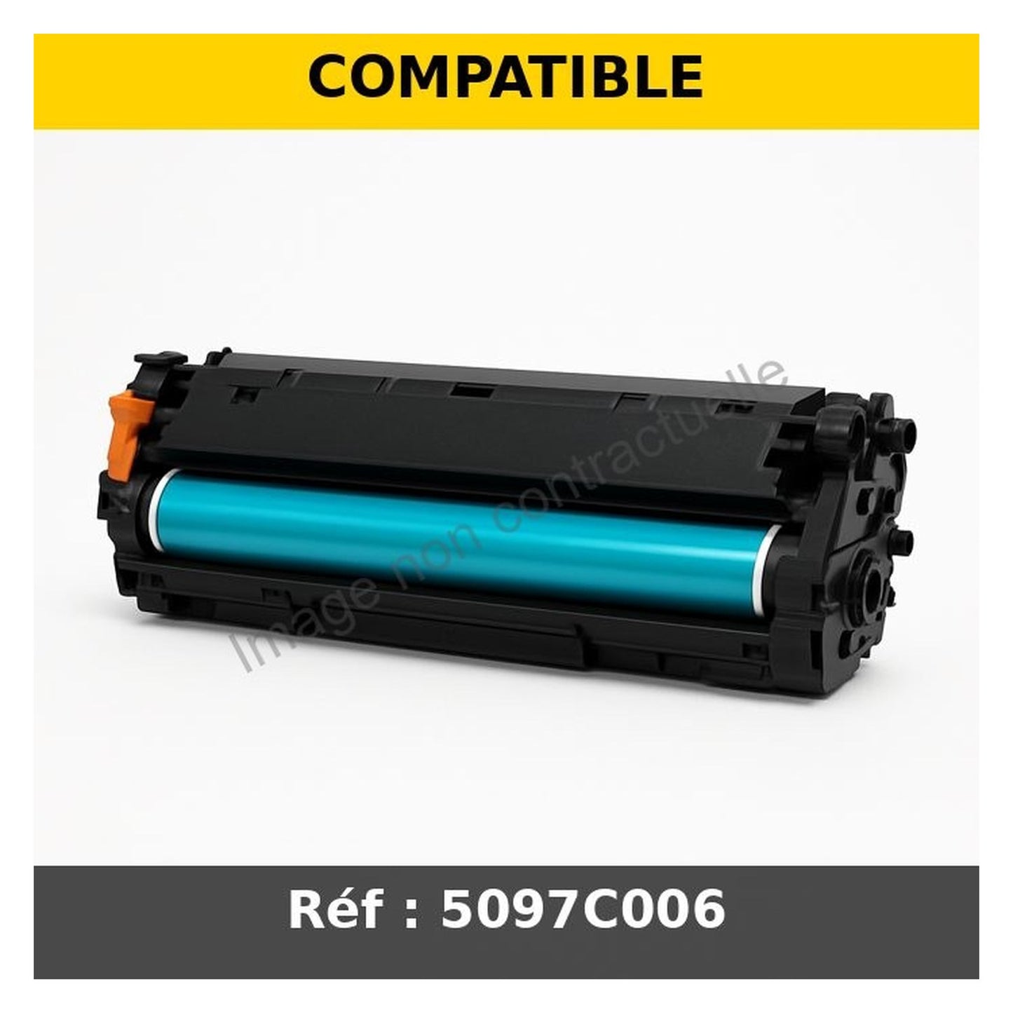 Toner compatible Canon 5097C006 / T12 - cyan