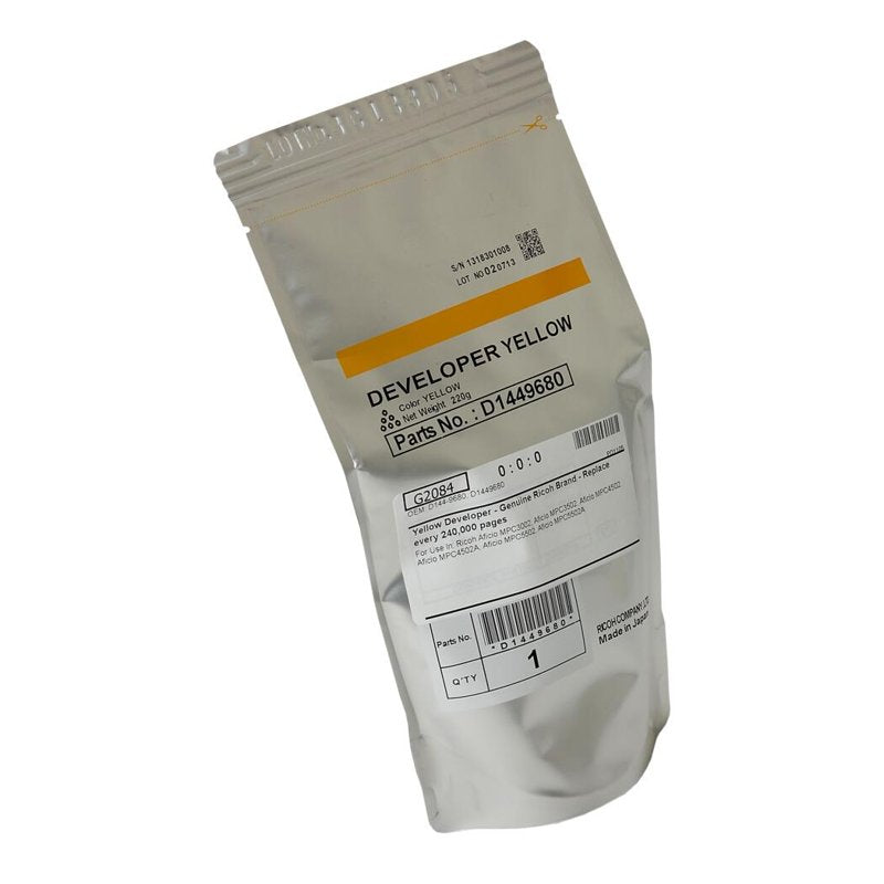 Développeur d'origine Ricoh D1449680 - jaune