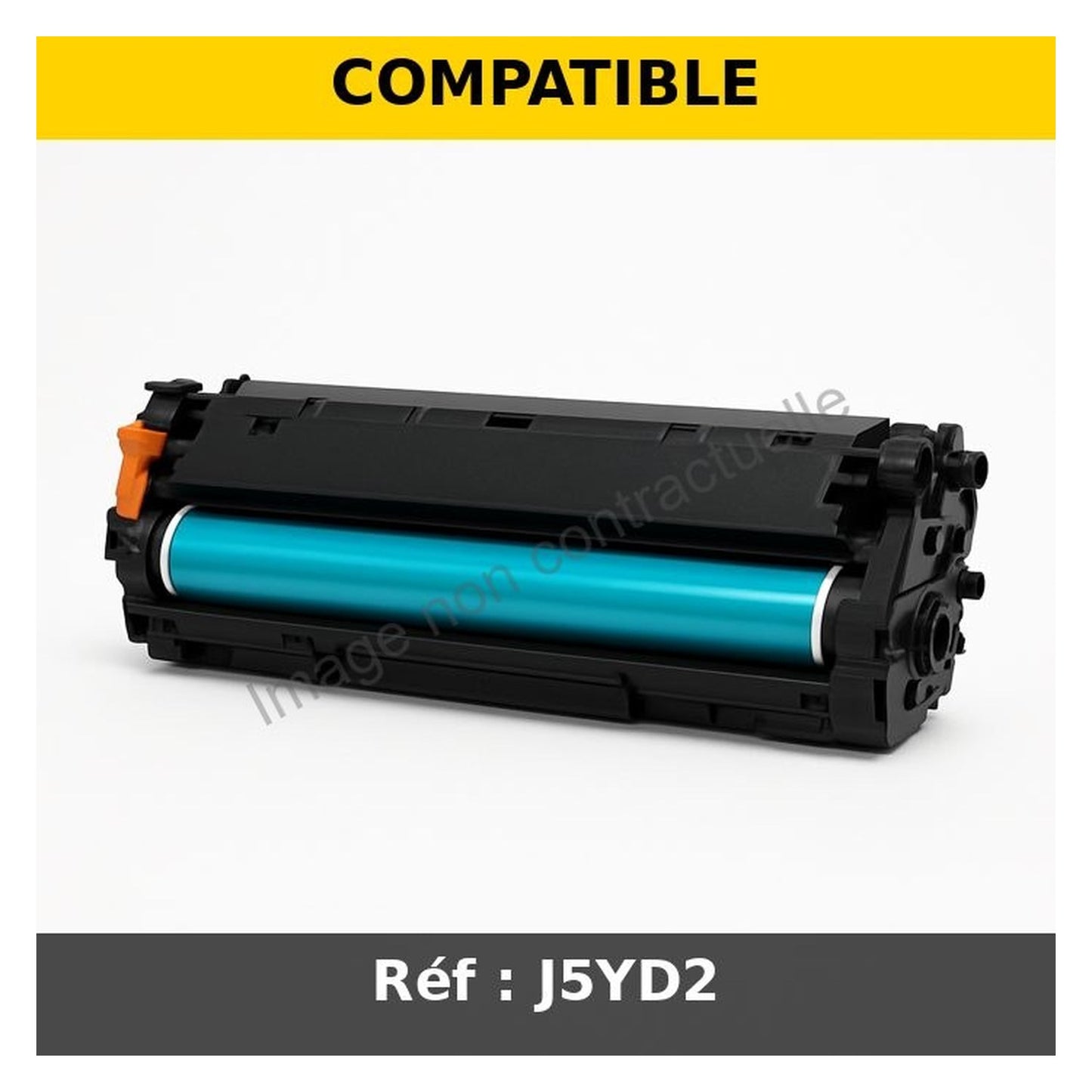 Toner compatible Dell 59310876 / J5YD2 - cyan