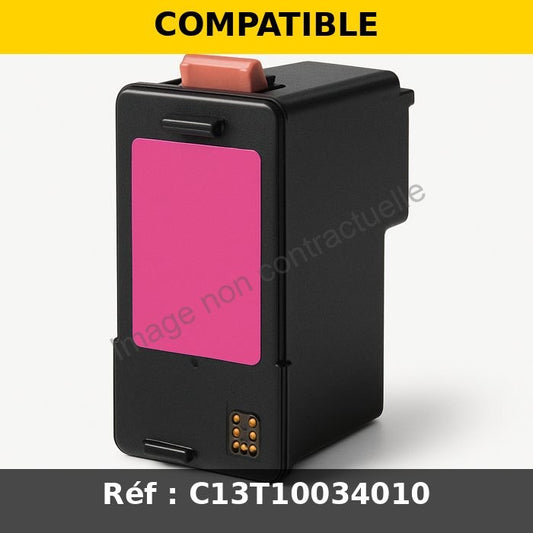 Cartouche jet d'encre Compatible Epson T1003 Magenta (11.1ml) 635 copies