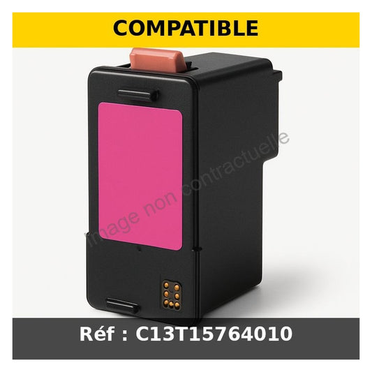 Cartouche compatible Epson C13T15764010 / T1576 - magenta photo