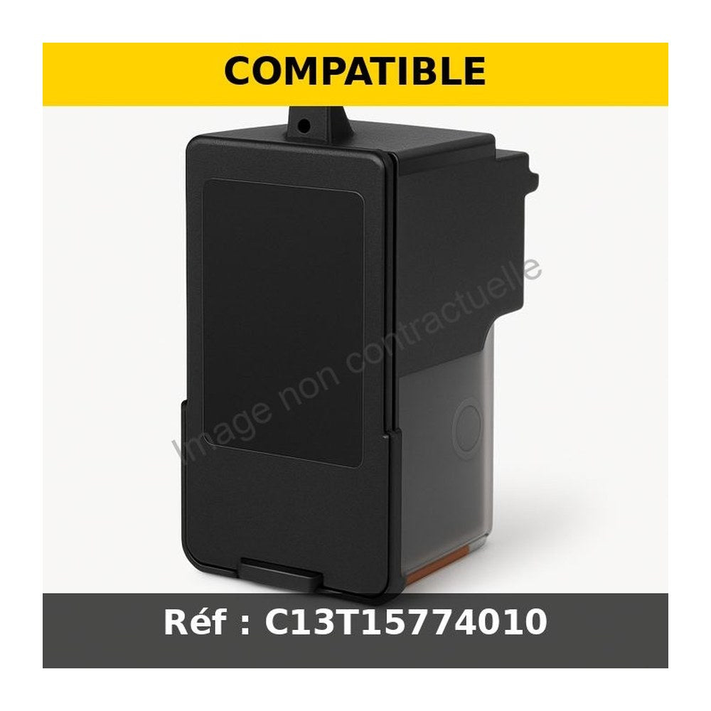 Cartouche compatible Epson C13T15774010 / T1577 - noire