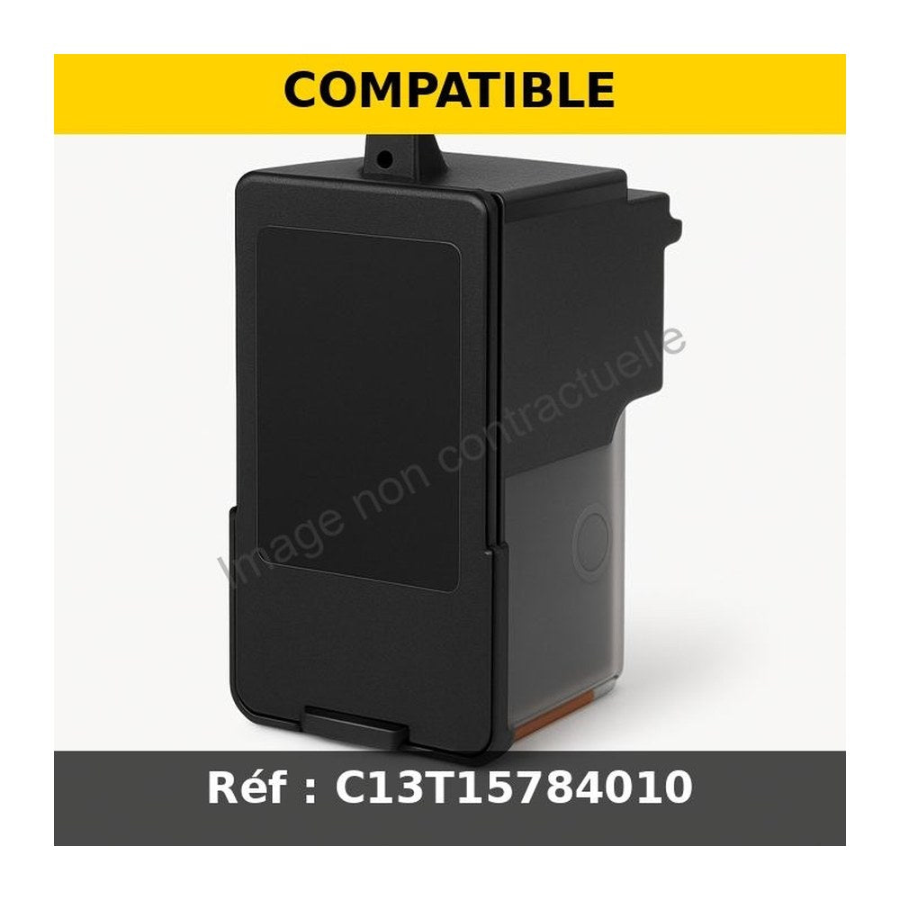 Cartouche compatible Epson C13T15784010 / T1578 - noire