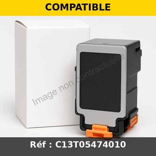 Cartouche jet d'encre Compatible Epson T0547 ROUGE 13ml - 400 copies