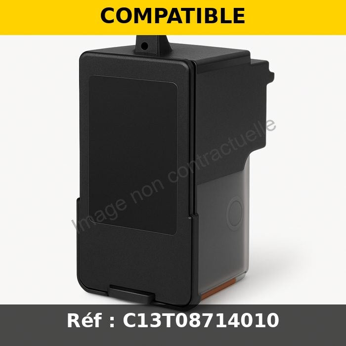 Cartouche compatible Epson C13T08714010 / T0871 - noire