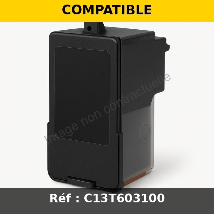 Cartouche compatible Epson C13T603100 / T6031 - noire