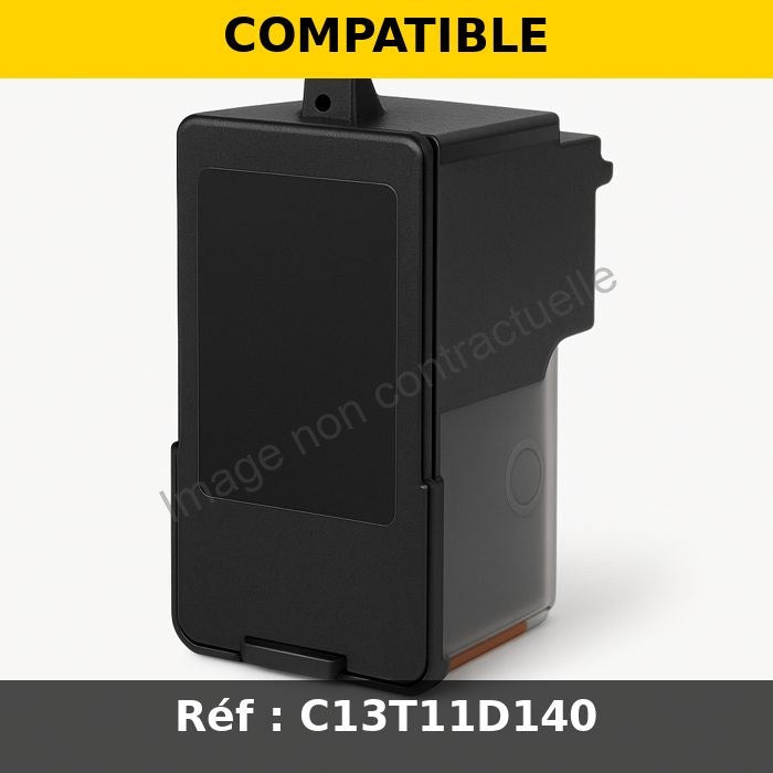 Cartouche compatible Epson C13T11D140 - noire