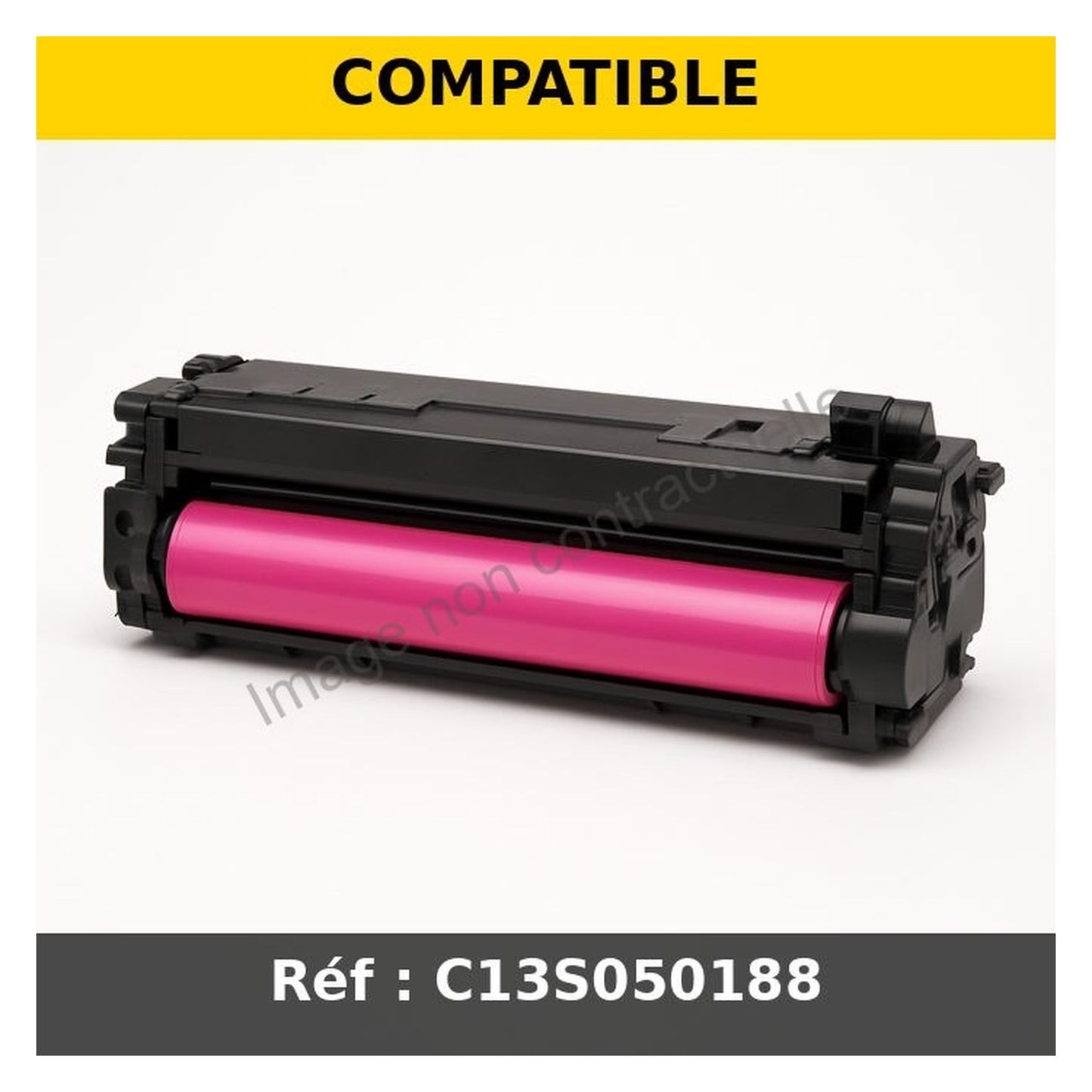 Toner compatible Epson C13S050188 / 0188 - magenta