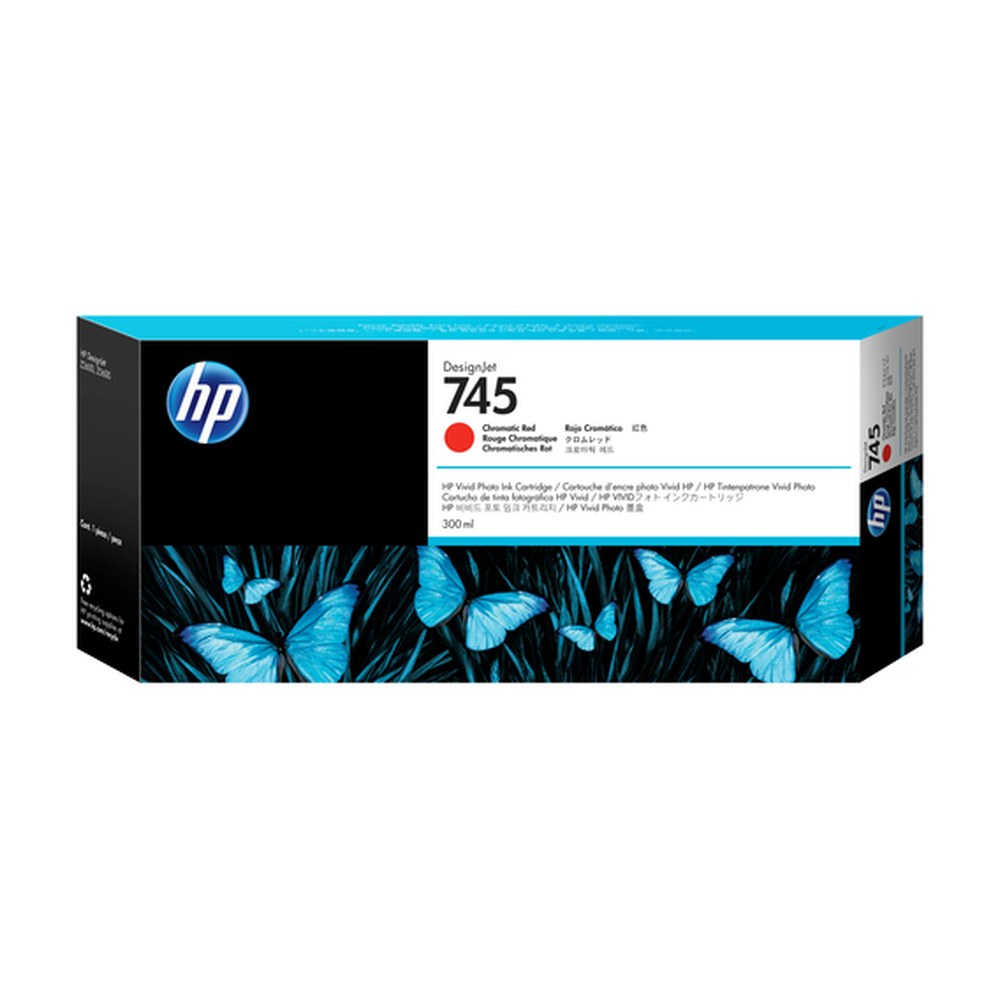 Cartouche d'origine HP F9K06A / 745 - rouge