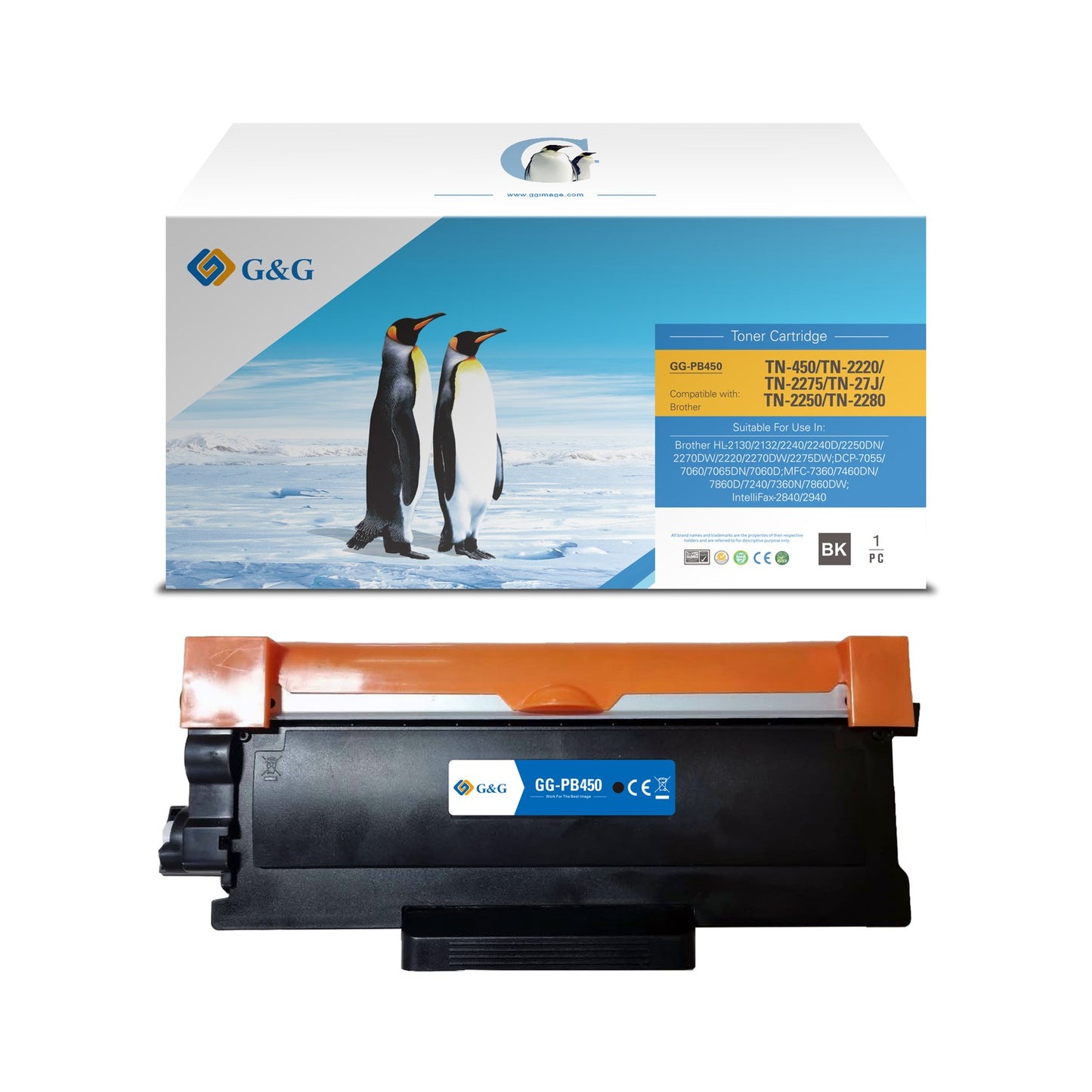 Toner compatible premium Brother TN2220 - noir