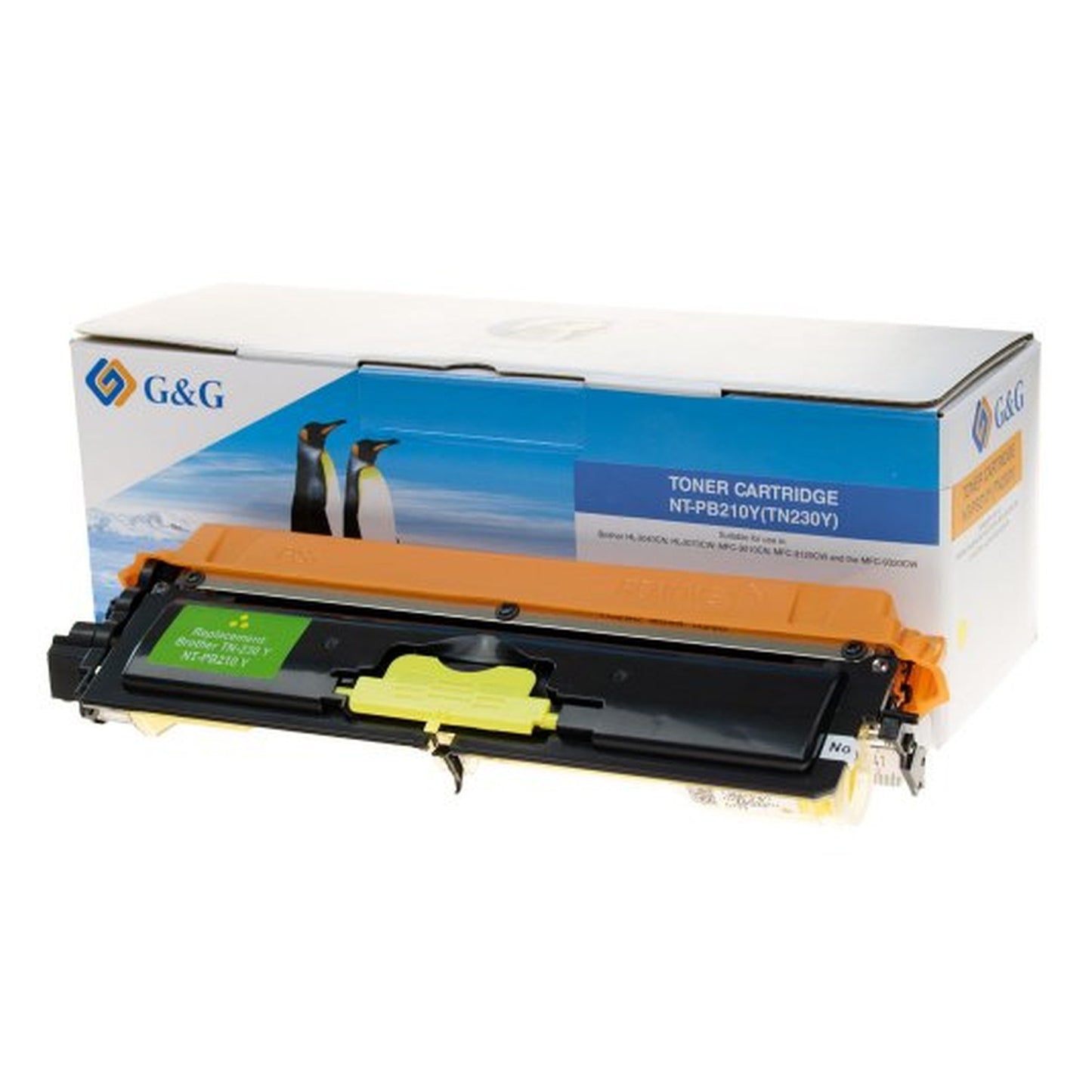 Toner compatible premium Brother TN230Y - jaune