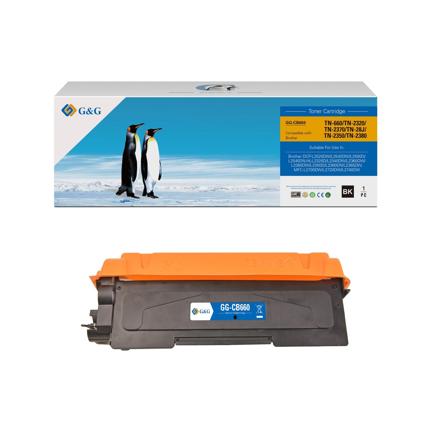 Toner compatible premium Brother TN2320 - noir