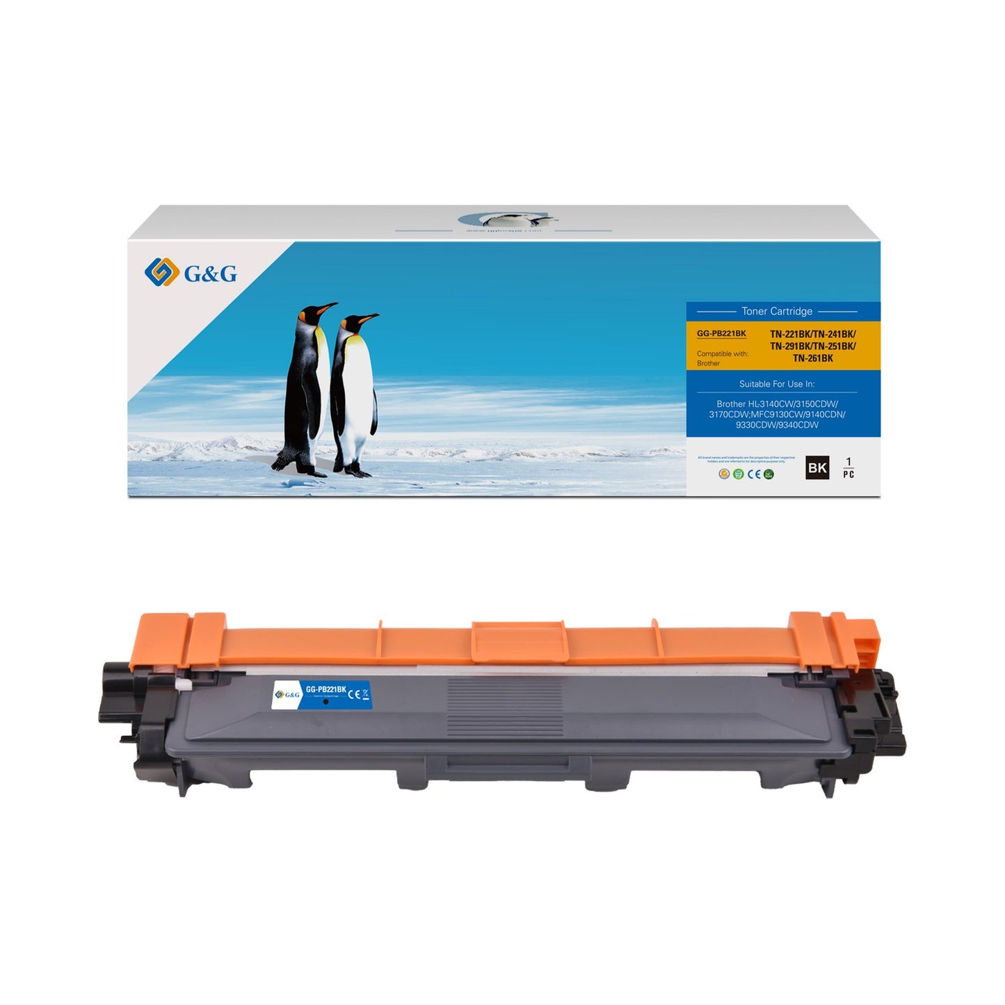 Toner compatible premium Brother TN241BK - noir
