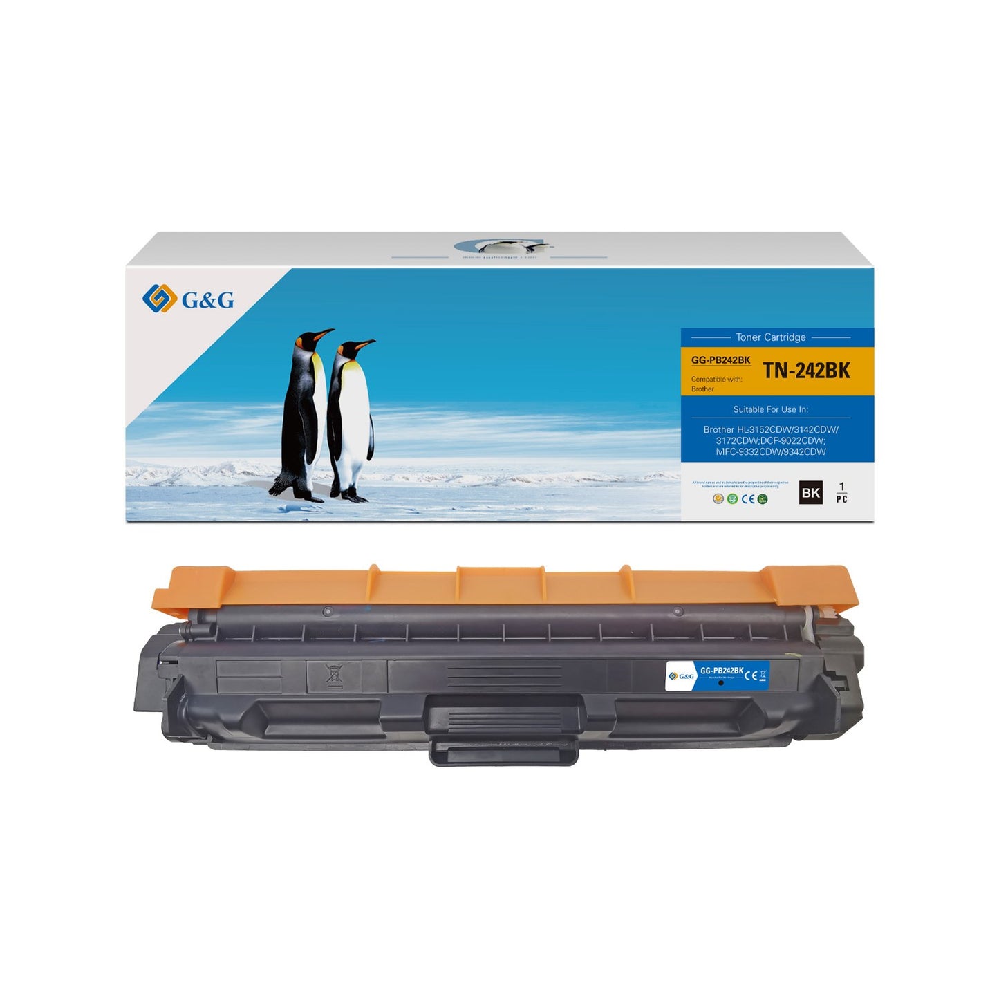 Toner compatible premium Brother TN242BK - noir