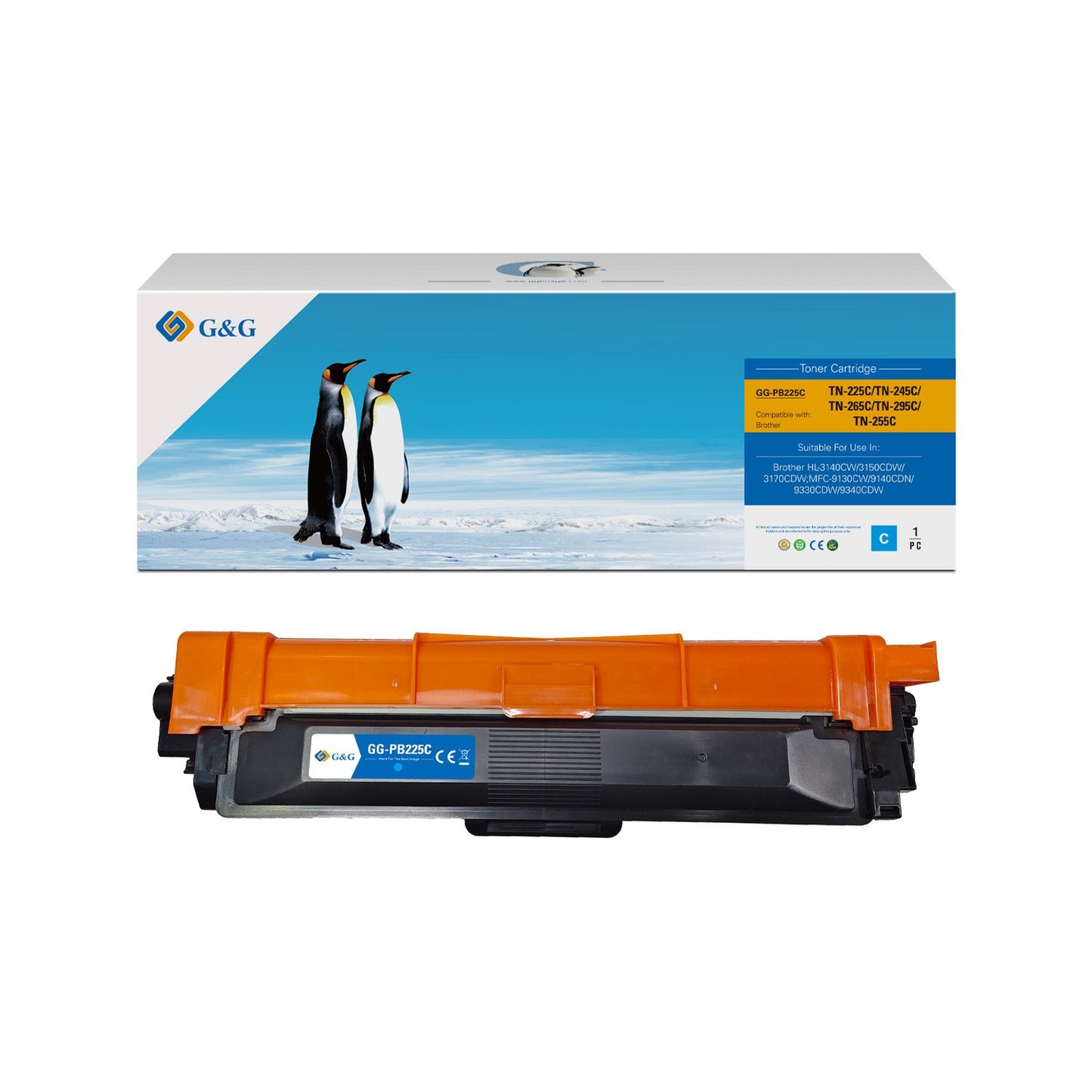 Toner compatible premium Brother TN245C - cyan