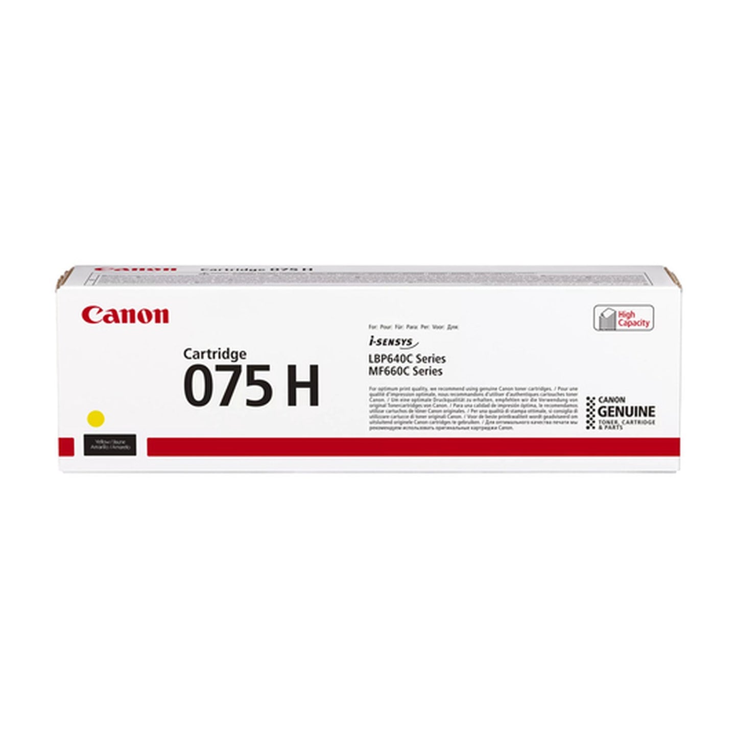 Toner compatible premium Canon 6366C002 / 075H - jaune