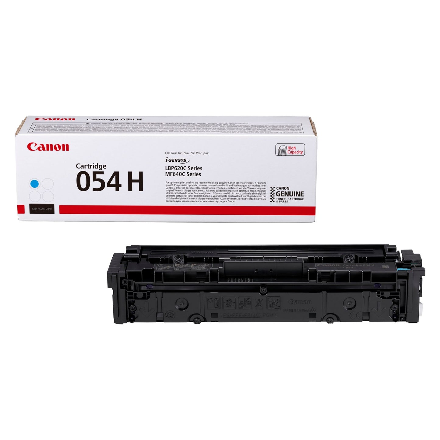 Toner compatible premium Canon 3027C002 / 054 H - cyan