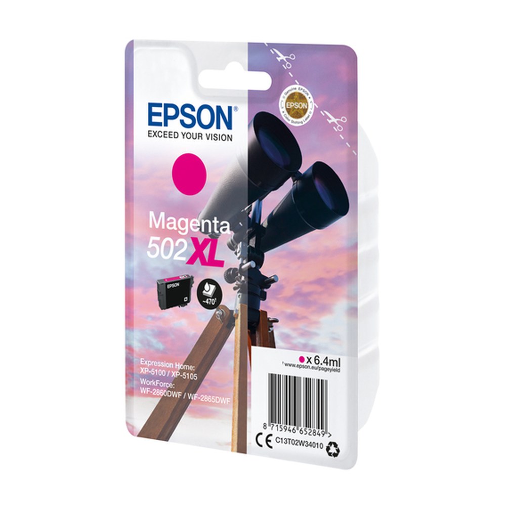 Cartouche compatible premium Epson C13T02W34010 / 502XL - magenta
