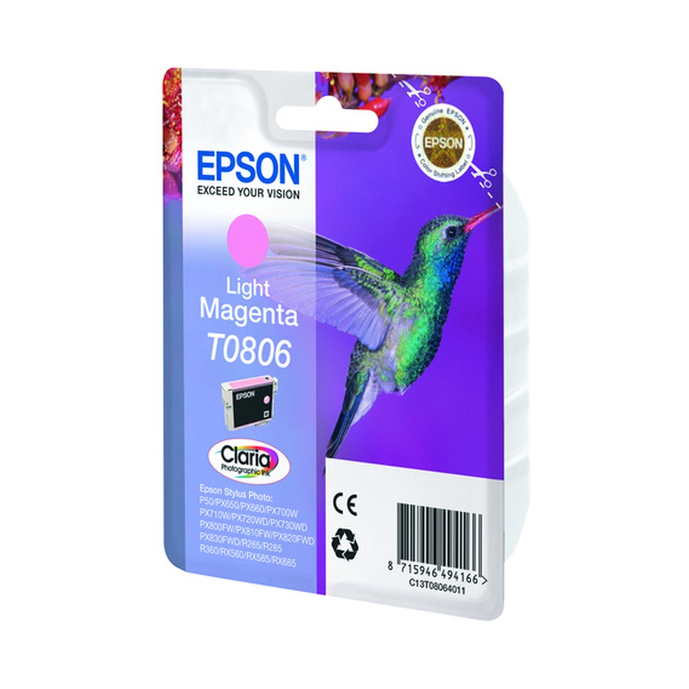 Cartouche compatible premium Epson C13T08064011 / T0806 - magenta photo