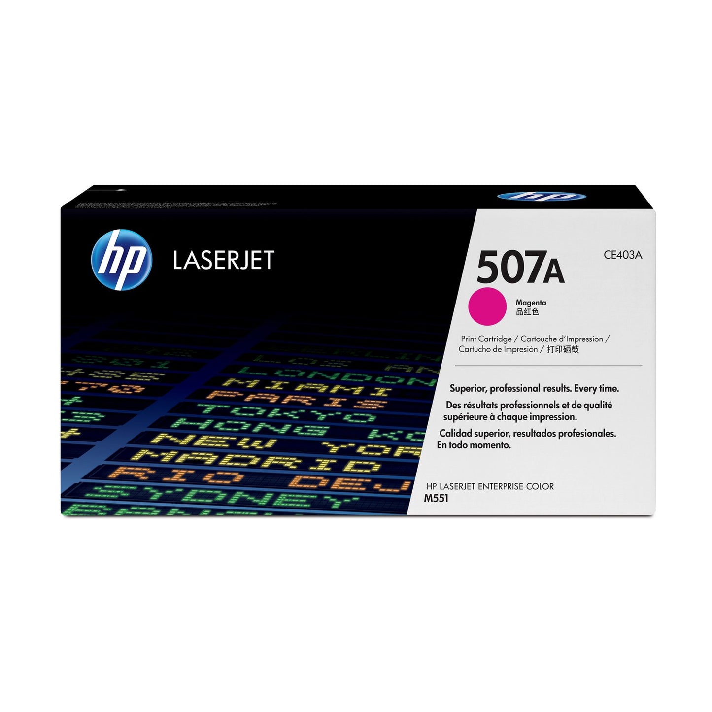 Toner compatible premium HP CE403A / 507A - magenta